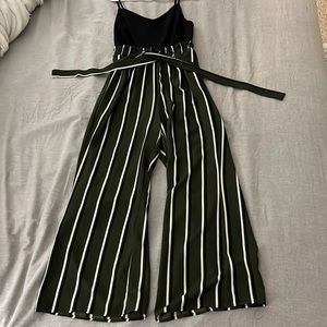 Black and green Francesca’s romper